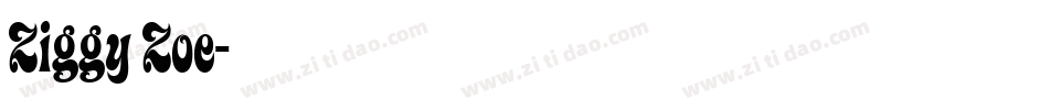 Ziggy Zoe字体转换